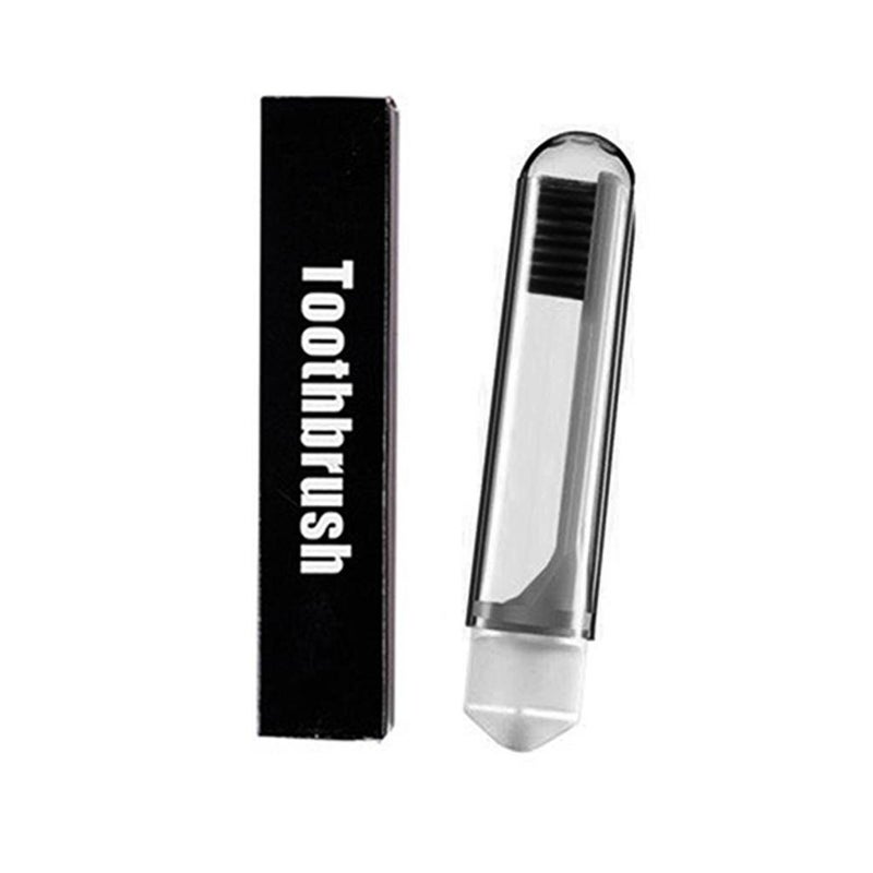 Travel Toothbrush, Soft Bristle Mini Foldable Tooth Brush with Case, Individually Wrapped Outdoor Easy to Take, for Home Travel Camping Hiking - Image 1